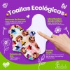 3 Toallas Ecologicas Tamaño Regular Ideal Para Uso Diario