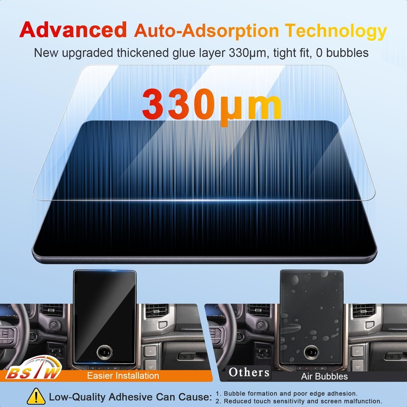 BSTW 2024 F150 Lightning Screen Protector for 2022-2024 Ford F-150