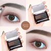 BLUE LOVE 2 Color Eye Brow Powder Palette for Eyebrows