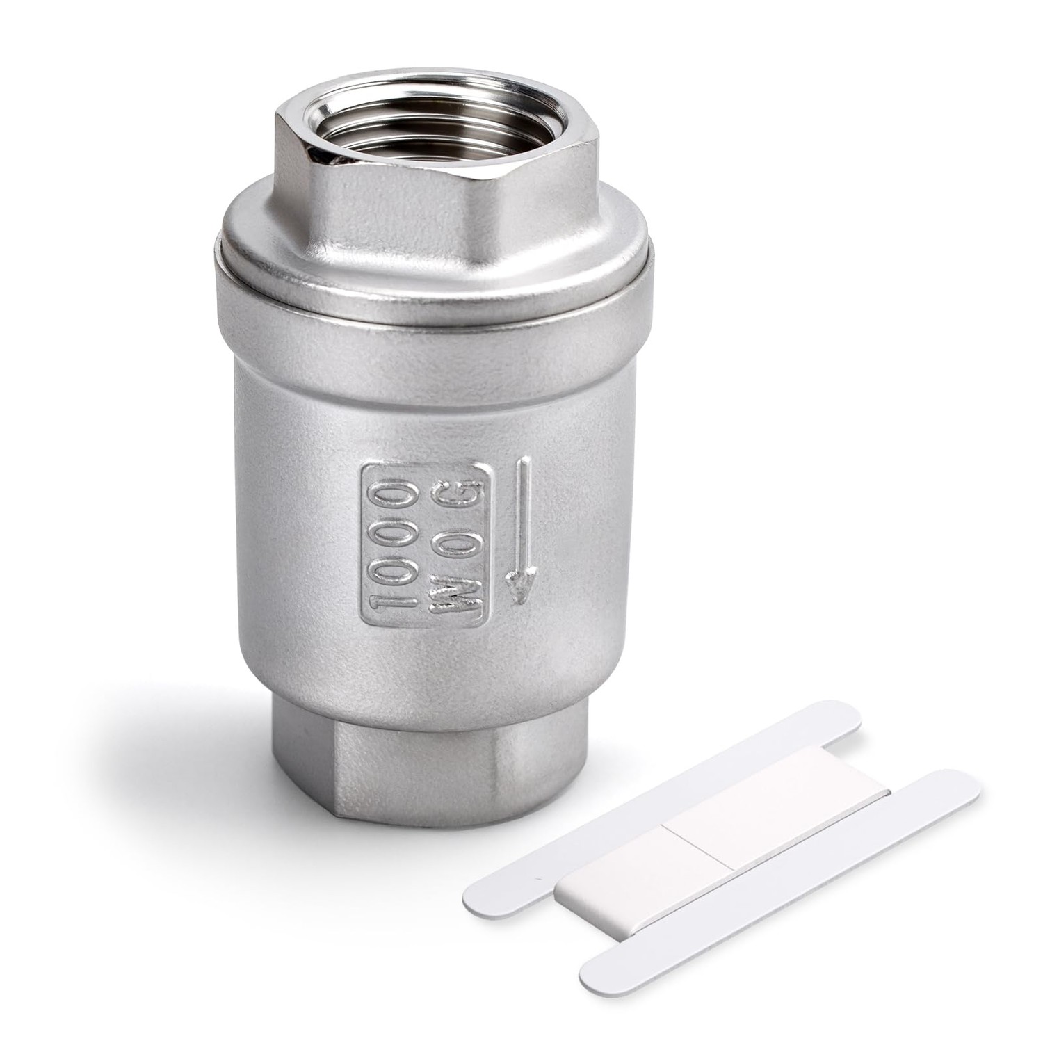 Bwintech 1 x check valve, 1 inch BSP female thread, stainless steel ...