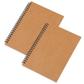 SLEEKEE 2 Dotted A5 Notebooks, Sketchbooks, Painting Books, Sketchbooks, Spiral Notebooks, Ring Binders, Suitable for Drawing and Sketching (21 * 14.8cm)