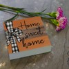 Home Sweet Home Retro Autumn Sign Pumpkin Decorative Welcome Thanksgiving