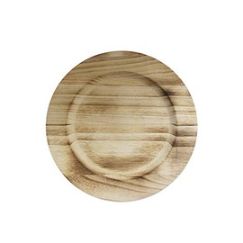 ChargeIt by Jay Paulownia Charger Large 13” Decorative Wood Service Plate for Home & Professional Fine Dining-For Upscale Events, Dinner Parties, Weddings, & Catering, Natural
