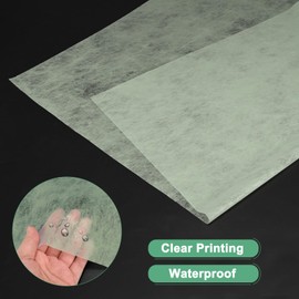 M METERXITY 38-Sheet Korean Cotton Wrapping Flower Paper, 11.8 Inch Waterproof Floral Wrapping Cotton Paper for Bouquets/Gift Packaging [Green]