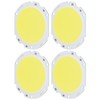 4PCS 75mm Round COB Lamp Bead High Power LED Chip