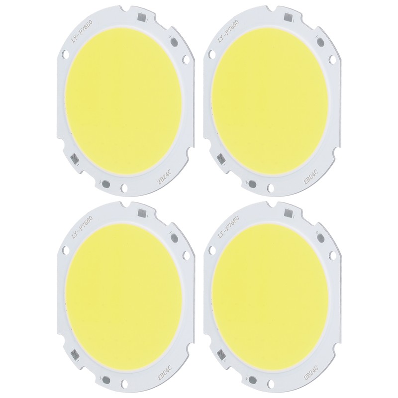 4PCS 75mm Round COB Lamp Bead High Power LED Chip