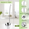 8 PCS Stainless Steel Ladle 8 Oz Soup Ladle 14"