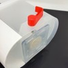 com-four® Cherry Pitter with Large Container, Stable with Suction Feet