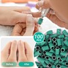 MelodySusie 100 Pcs Nail Drill Bits Sanding Bands for Nail
