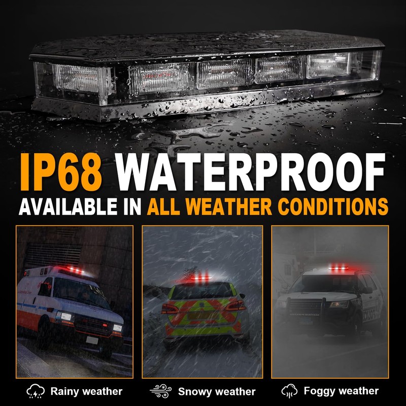 ASPL 16.5 Inch Roof Top Beacon Emergency Strobe Light -