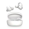 Open-Ear Bone Conduction Headphones, Bluetooth 5.3 Wireless Earbuds IPX4 Waterproof, 50H Playtime with Secure Clip-On Design for Running Gym Cycling Workouts (White)