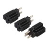 (3PACK) Nema 15 Amp to 20 Amp Plug Adapter ETL