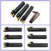 5/8" 36PCS Indexable Carbide Lathe Turning Tool Insert Holder Bit