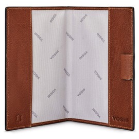 Yoshi Mod Target Leather Golf Scorecard Holder, for Golf Score Cards, Men & Women with Pen Loop