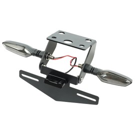 Tail Tidy Kit for YZF R6 2003-2005, R6S 2006-2009, R1 2002-2003 Fender Eliminator Kit equipped License Plate Holder, License Plate Light, PLUG&PLAY Turn Signal Lights (Foldable2003-2005)