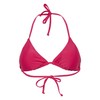 Chiemsee Women's Plain Bikini Top, Bright pink