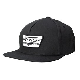 Vans Men's Snapback Hat, (Full Patch) True Black, One Size