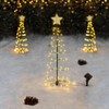 LED Christmas Tree Lights Christmas Tree Spiral String Lamps Xmas