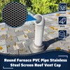 Pearwow PVC Vent Termination Cap, 1 Pcs Roof Vent Cap