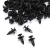 POPSTORE Set of 120 8mm Push-Type Automotive Clips Universal Plastic