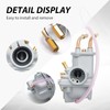 Hoypeyfiy PW50 Carburetor Air Filter and Throttle Choke Cable Kit