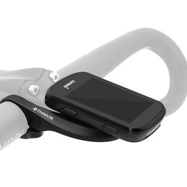 Thinvik Out Front Bike Computer Mount for Garmin Edge 830 820 810 800 530 520 Plus 520 510 500 200 25 GPS Compatible with 31.8mm 25.4mm Handlebar (Basic - Printed Logo)