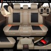 Unbranded PU Leather Protector Car 5 Seat Covers Front Rear