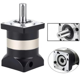 Nema23 Planetary Gearbox Speed Reducer Backlash 12 arc-min Gear Ratio 50:1 for 8mm/6.35mm Shaft 57mm Stepper Motor 40Nm 4000rpm for CNC Router Benchtop Lathe Machine 3D Printer