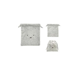Miffy Drawstring Gray Corduroy Series