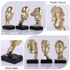 XIAOMAGG Thinker Statue Set of 3 See No Evil Hear