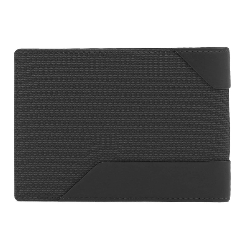 Piquadro Gio RFID Protection Leather Wallet 12.5 cm, black, Standard