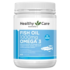 Healthy Care Fish Oil 1000mg Omega-3 400 Capsules