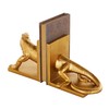 Deco 79 Resin Lizard Decorative Bookends Crawling Non Skid Bookends,
