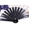 Amajiji Large Folding Fan, Chinease/Japanese Bamboo and Nylon-Cloth Folding Hand