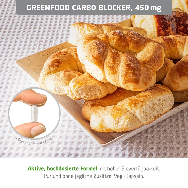 Carbo Blocker, 450 mg, Hochdosiert (White Kidney Extract 10: 1),