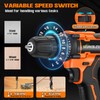 WorkBless WORKBLESS 21V Power Drill Set, Cordless Drill with Batteries
