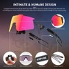 KAPVOE Cycling Glasses Polarized Mountain Bike Sunglasses Women Men MTB