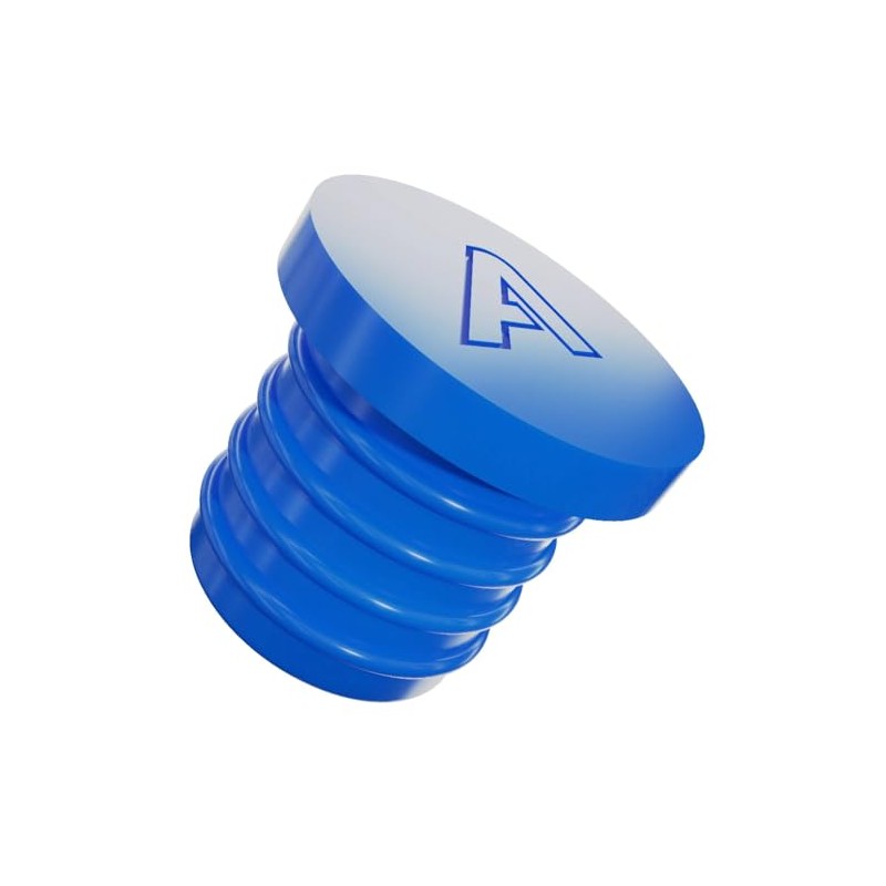 76mm / 3 inch Blue Plastic Blanking End Cap Bung
