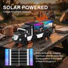 WSTER WS-650 Cargo Semi Truck Bluetooth Speaker with Solar (Black)