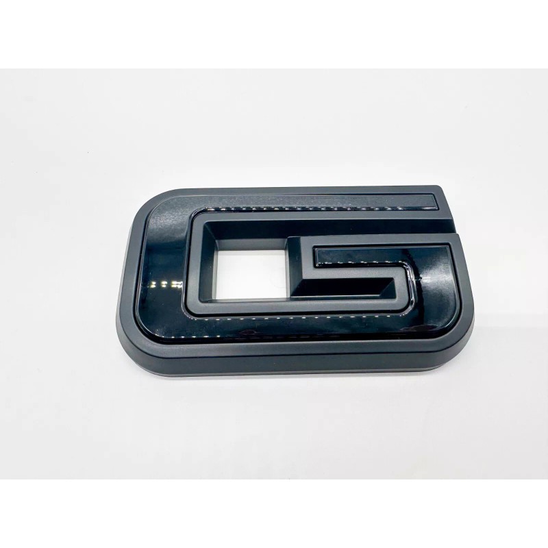 Auto Front GMC Gloss Black Matte Black OVERLAY Emblem Fit