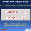 Reflective Concepts - SRT Badge Overlay Decal Stickers - Grille