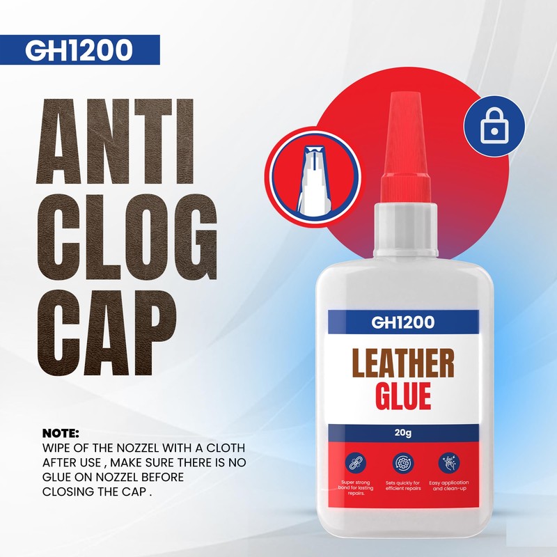 GH1200 Leather Glue Repair - 20g x 2 PCs Strong