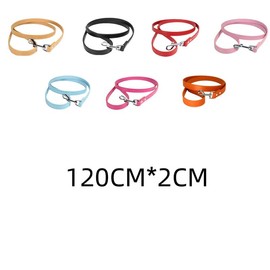 2CM*120CM PU Leather Dog Lead,Black Dog Leash,Leather Pet Leash For Cat.Puppy.Small Pet