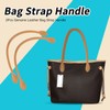 2Pcs Genuine Leather Bag Straps Handle for DIY Hand Accessories