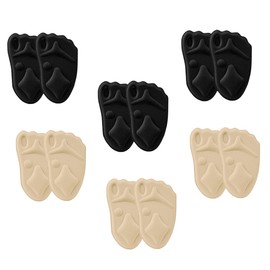 FOMIYES 6pairs Forefoot Pads for High Heels Sponge Front Palm Cushions Soft Comfortable Metatarsal Inserts Reduces Pain from Bunions Neuroma Skin Tone Options