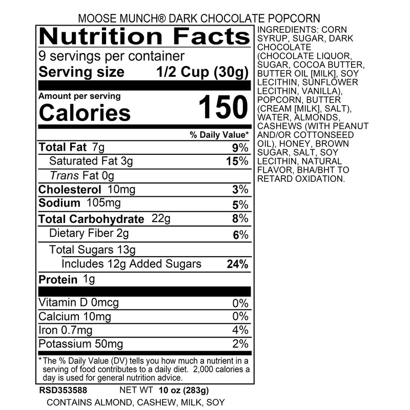 Harry & David Moose Munch Premium Popcorn Box - Dark