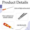 3 Pieces Chainsaw Chain Sharpening File,Professional Round Chainsaw Sharpener for