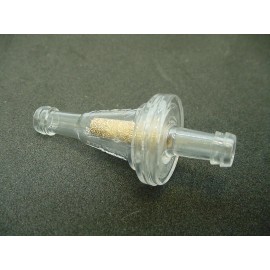 Jurassic Classic Auto Parts 1/4" 6mm Clear Brass Fuel Filter Motorcycle ATV Fits Honda Polaris Suzuki UTV
