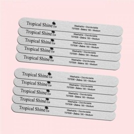 Tropical Shine 180 grit nail file bundle of 10 4617875 Authenticity guaranteed 10 pcs 4617875 / 트로피칼샤인 180그릿 네일파일 묶음 10개 4617875 정품보장 10개 4617875