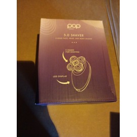 POP Sonic 🔥NEW Pop Sonic 5.0 Shaver 5- Head Face, Head, and Body Shaver PURPLE NIB